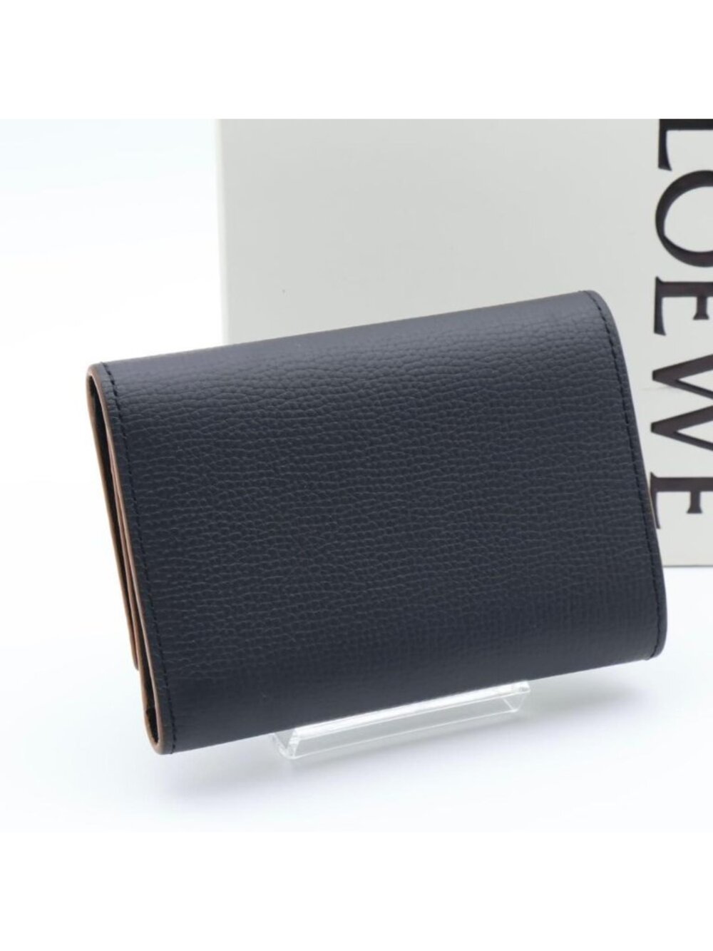★SOLD★ Loewe Trifold Wallet Black Anagram - Picture 10 of 10